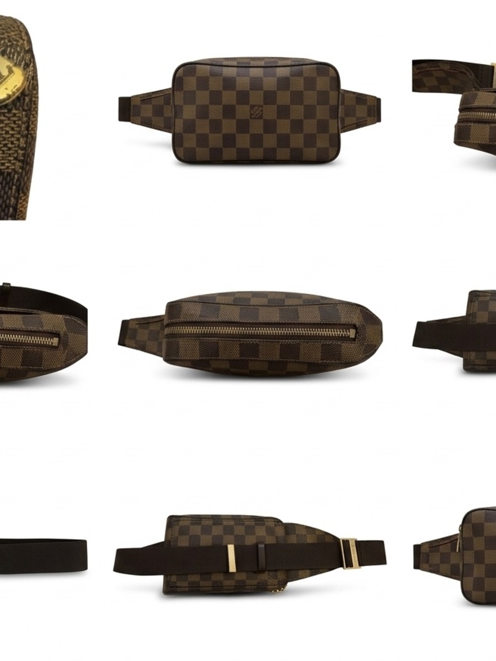 Louis Vuitton Brown Damier Ebene Canvas Crossbody Belt Bag